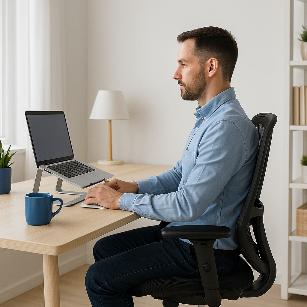 Ergonomie im Homeoffice: So vermeiden Sie Rückenschmerzen beim Arbeiten von Zuhause